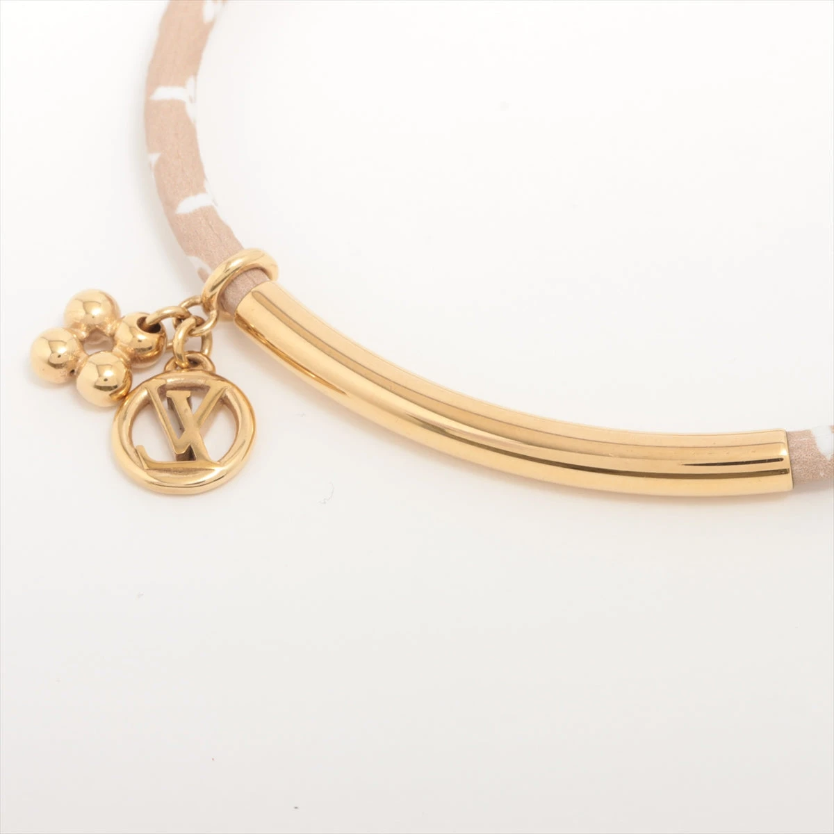 ヴィトン ブラスレ デュオグラム BC0232 ブレスレット GP×PVC
