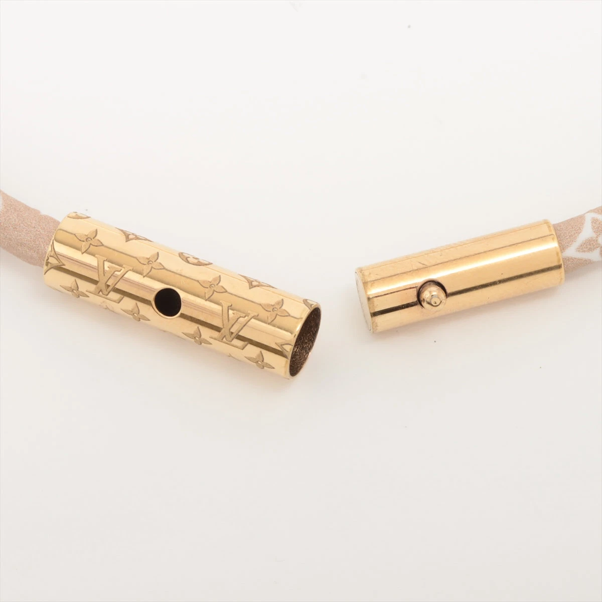 ヴィトン ブラスレ デュオグラム BC0232 ブレスレット GP×PVC M8067 