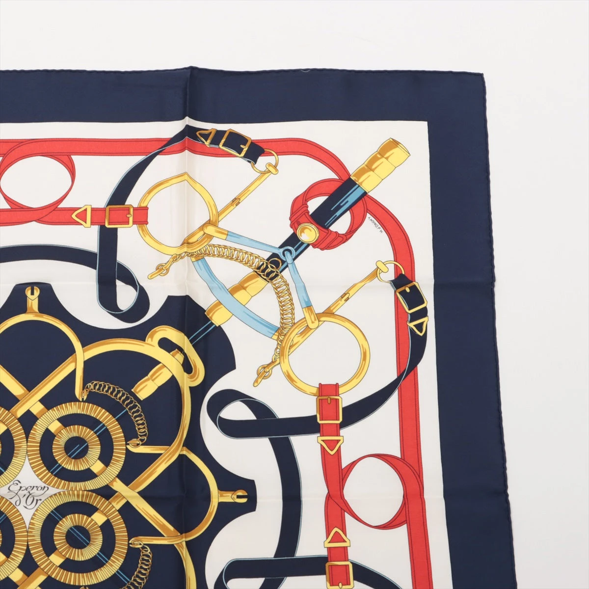 エルメス　カレ　黄金の拍車 楽天市場】エルメス HERMES スカーフ カレ 90 カレ90 Eperon d