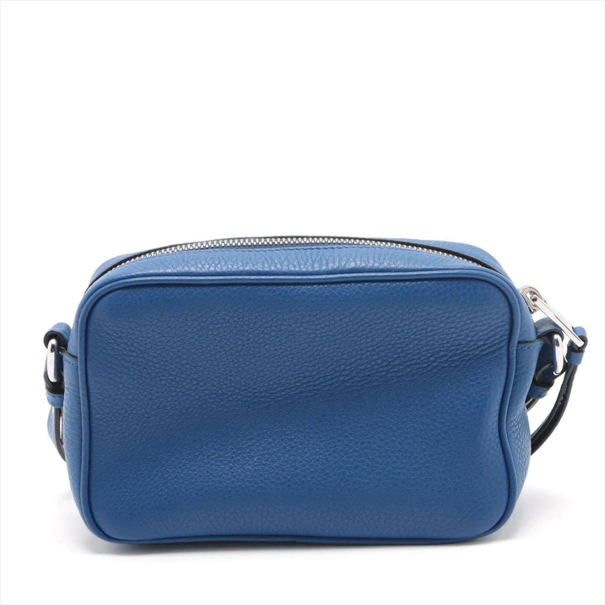 プラダ レザー ショルダーバッグ ブルー AP061647｜中古ブランド品 