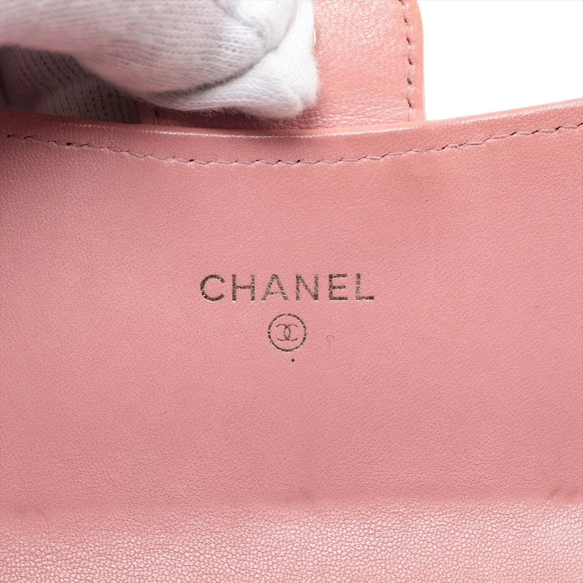 CHANEL マトラッセ ラムスキン ピンクゴールド 正規品保証1226 シャネル マトラッセ ラムスキン シングルフラップ シングル