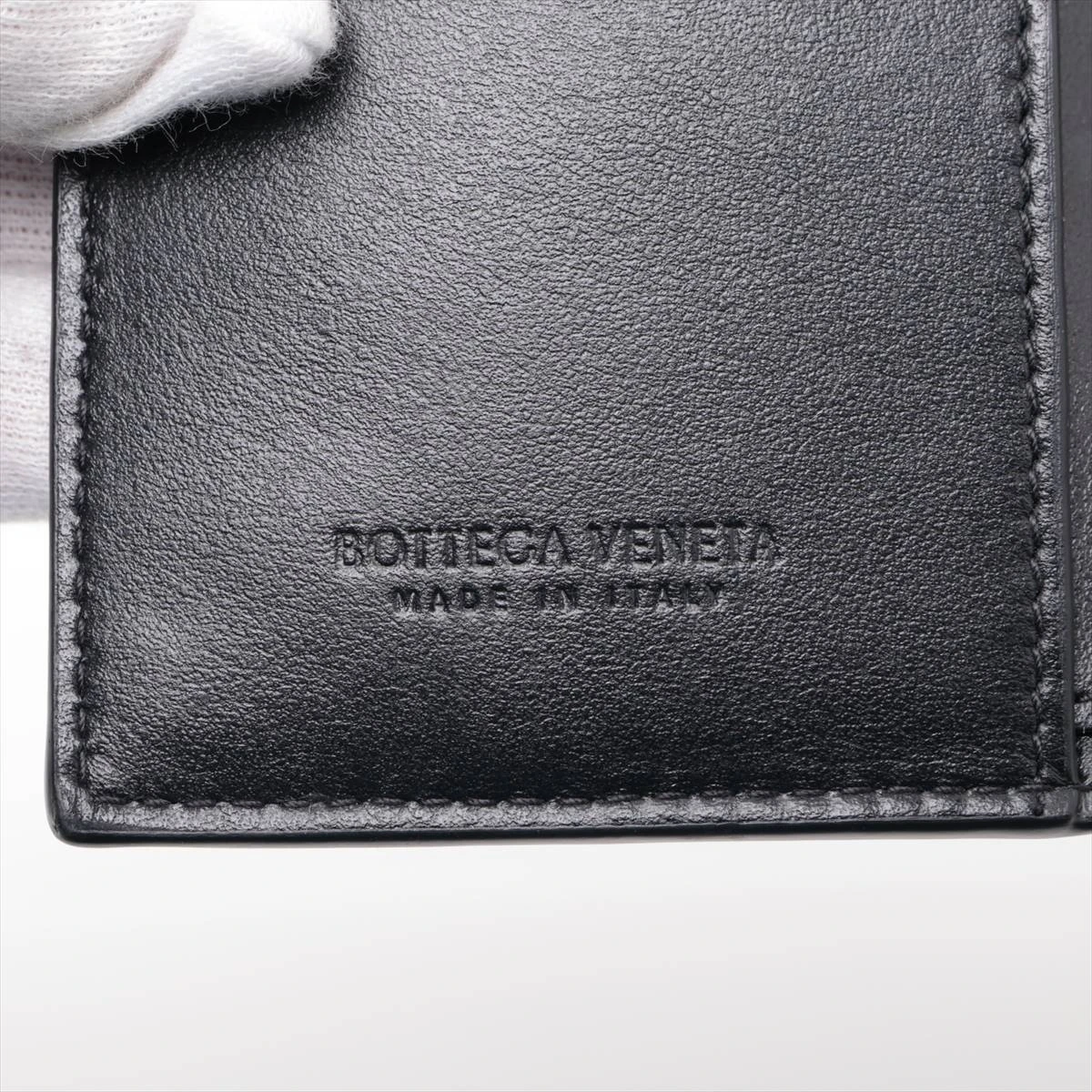 美品 ボッテガヴェネタ カシミヤウール イントレチャート マフラー ブラック 黒 メンズ's ネクタイ・マフラー | Bottega Veneta® JP