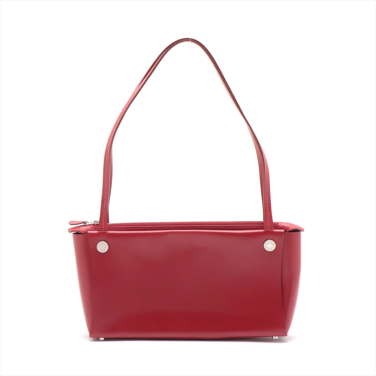 エルメス インザボックス ボックスカーフ ルージュヴィフ シルバー金具