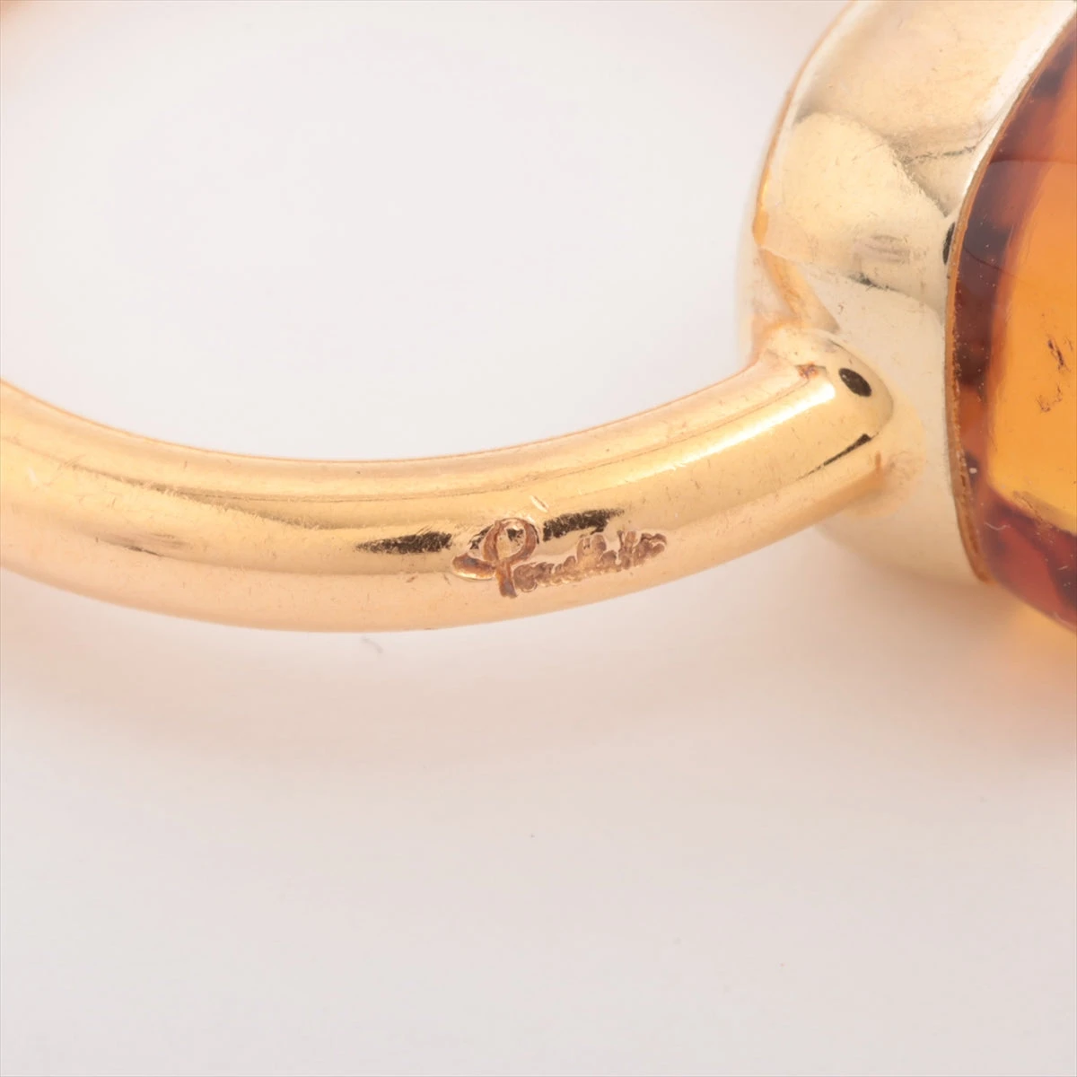 ポメラート ヌード クラシック シトリン リング 750(YG) 7.9g A2697673