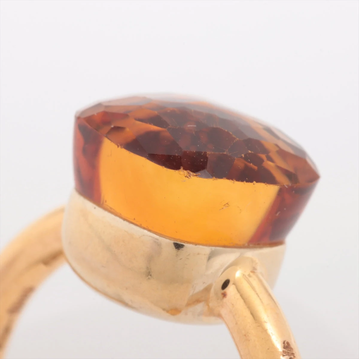 ポメラート ヌード クラシック シトリン リング 750(YG) 7.9g A2697673