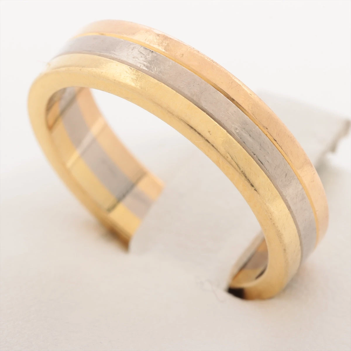 カルティエ スリーカラー リング 750(YG×PG×WG) 7.2g 55 A2702544  