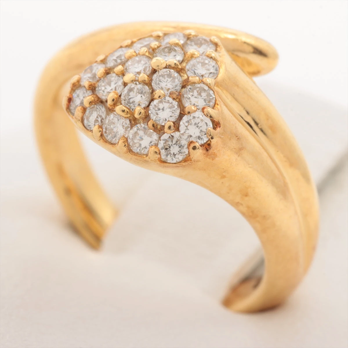 ポンテヴェキオ ダイヤ リング K18(YG) 4.8g 0.30 A2703889｜中古  