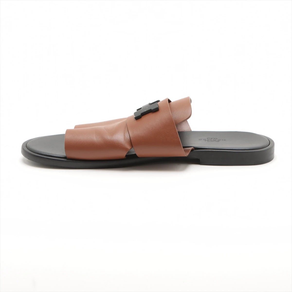 Hermsエルメス革靴レザーサンダル サンダル sandal 41 メンズ エルメス メンズ サンダル ”ジニアス” ヴェールツンドラ #41