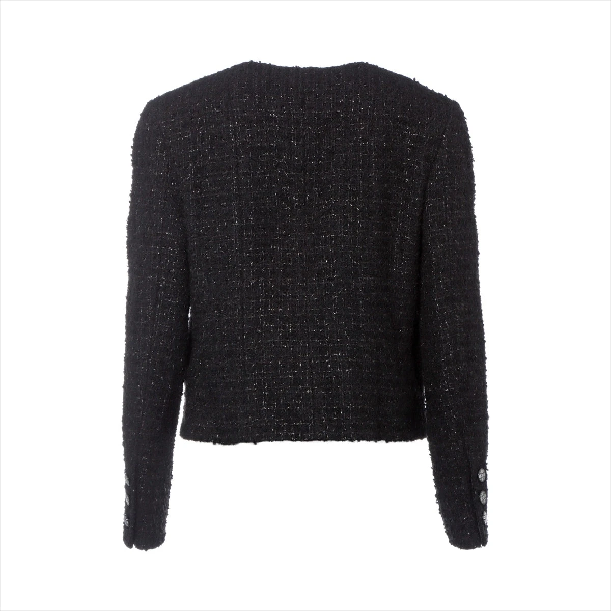 CHANEL ボタン付きブラウンラップスカート 38 - メルカリ