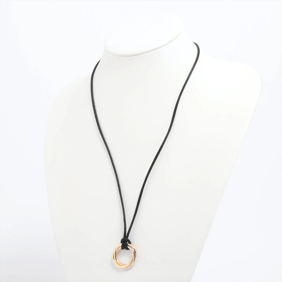 カルティエ トリニティ コードネックレス 750(YG×PG×WG) 総12.7g