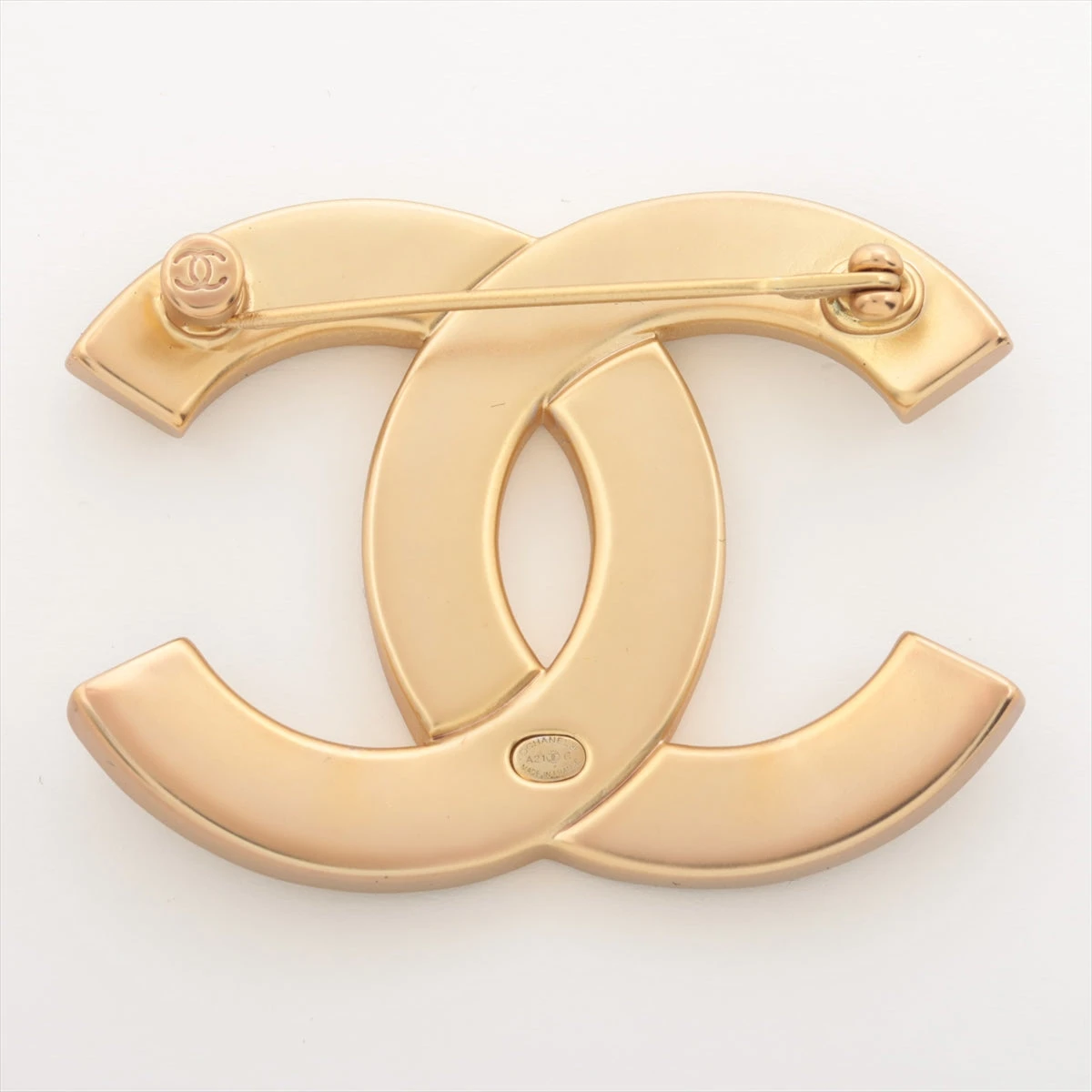 シャネル ゴールドプレート ココマーク ブローチ シャネル CHANEL ココマーク ブローチ ゴールド メタル