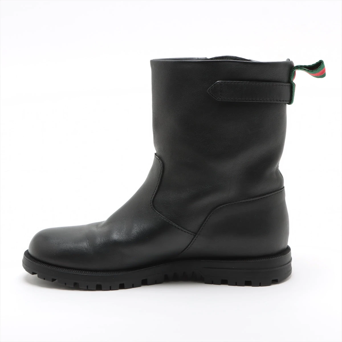 GUCCI グッチ レザー ロングブーツ 36 1/2 シェリーライン ブラウン グッチ レディースシューズ/靴 | GUCCI® JP