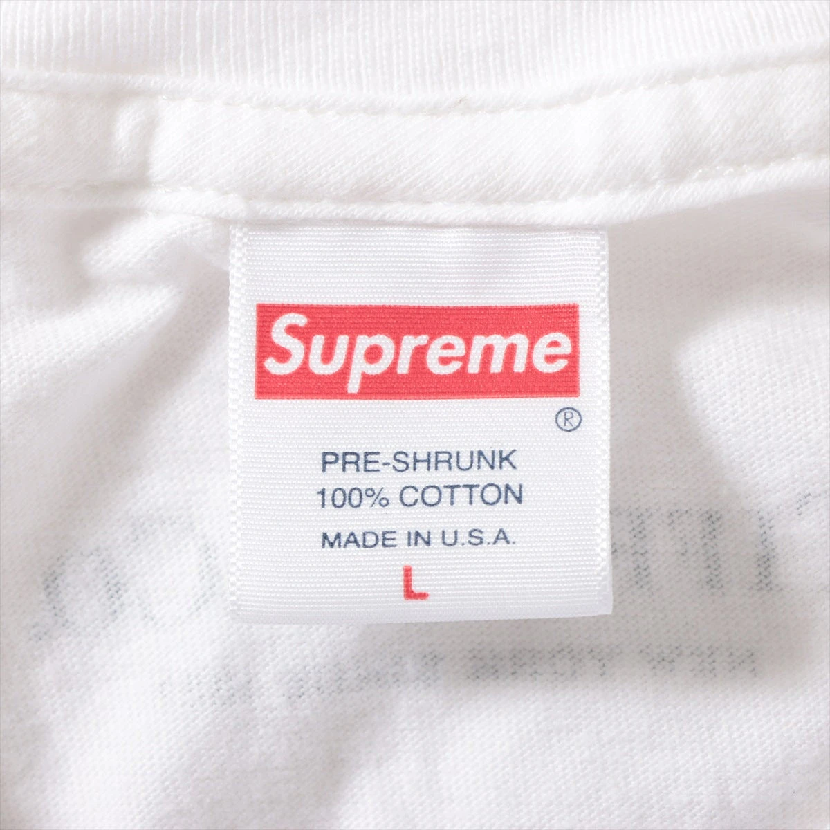 シュプリーム×ティファニー 21AW コットン Tシャツ L メンズ ホワイト 