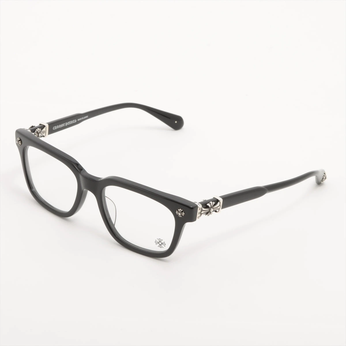 クロムハーツ COX UCKER メガネ 素材不明 52□19-153 ブラック