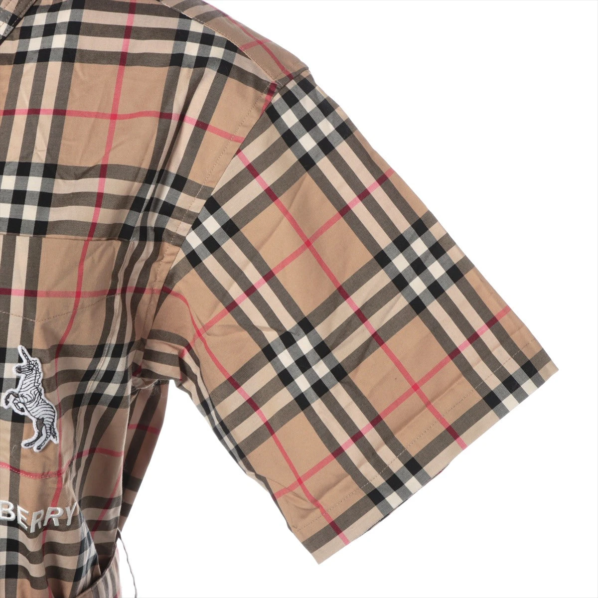 バーバリー コットン ワンピース IT34 レディース ブラウン 8032154