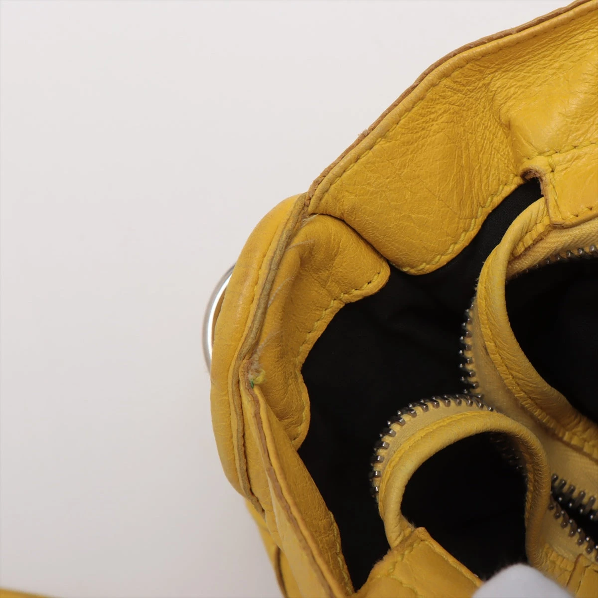 バレンシアガ ジャイアントパートタイム レザー ハンドバッグ イエロー