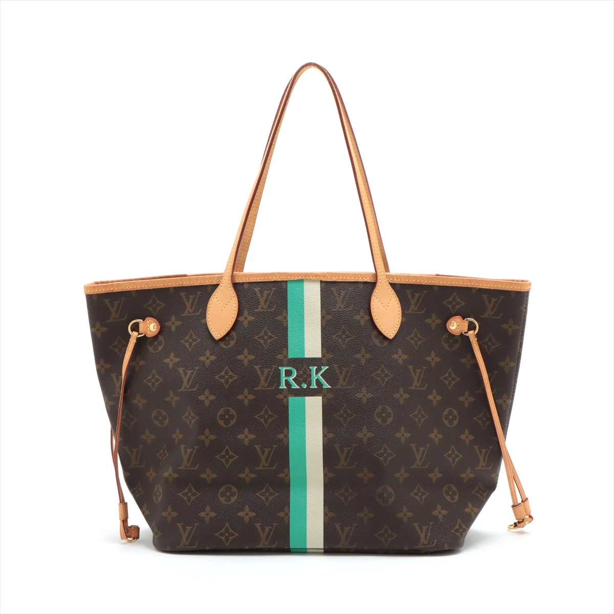 ルイヴィトン ネヴァーフルMM トートバッグ モノグラム イニシャル入り ヴィトン モノグラム ネヴァーフルMM 型番不明 イニシャル入り