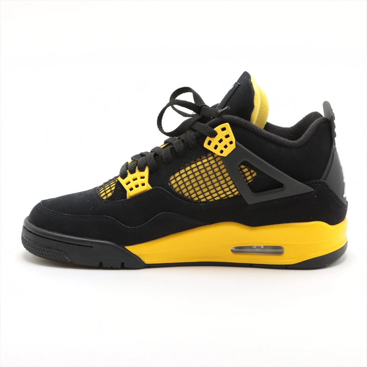 ナイキ AIR JORDAN 4 レザー×ファブリック ハイカットスニーカー