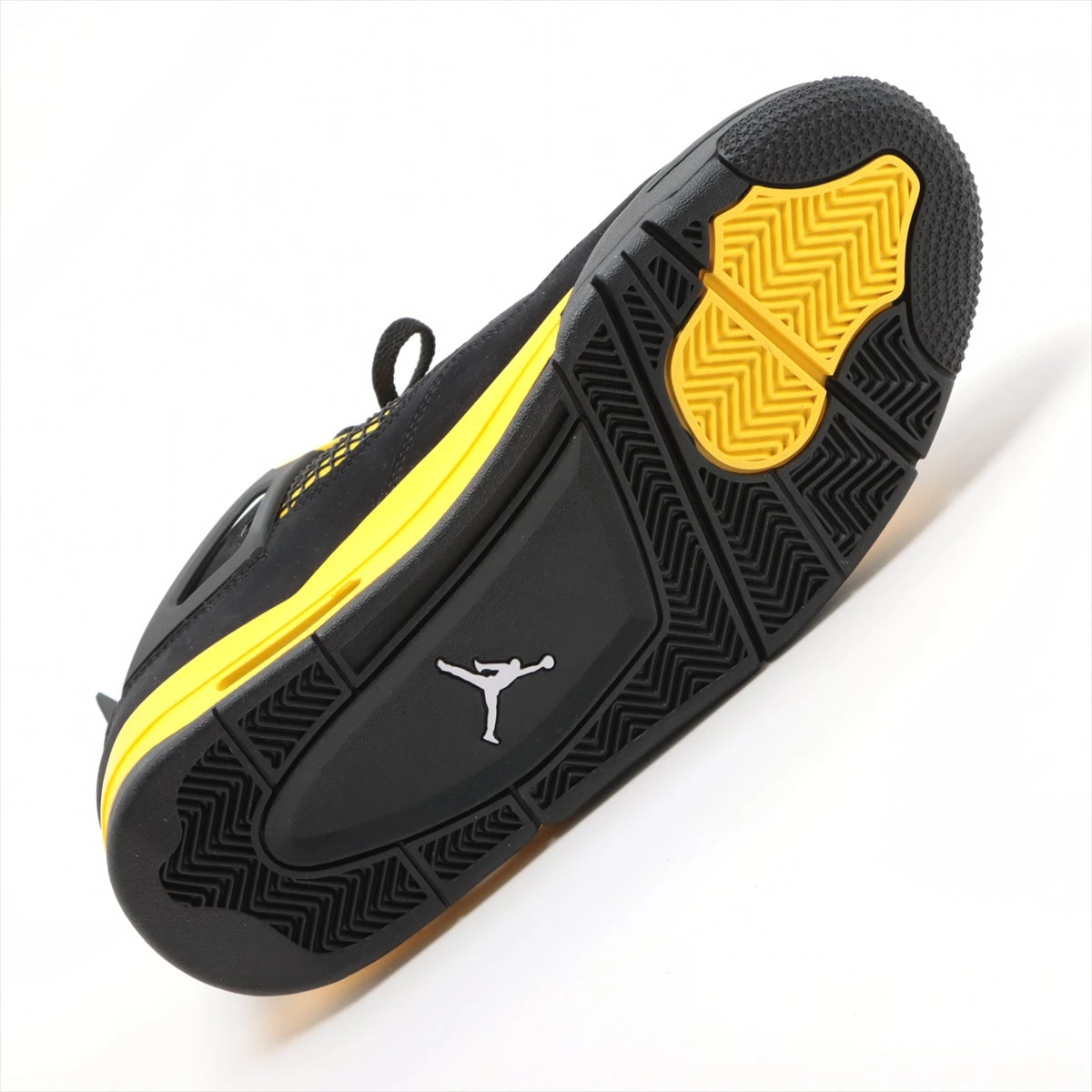 ナイキ AIR JORDAN 4 レザー×ファブリック ハイカットスニーカー 27cm 