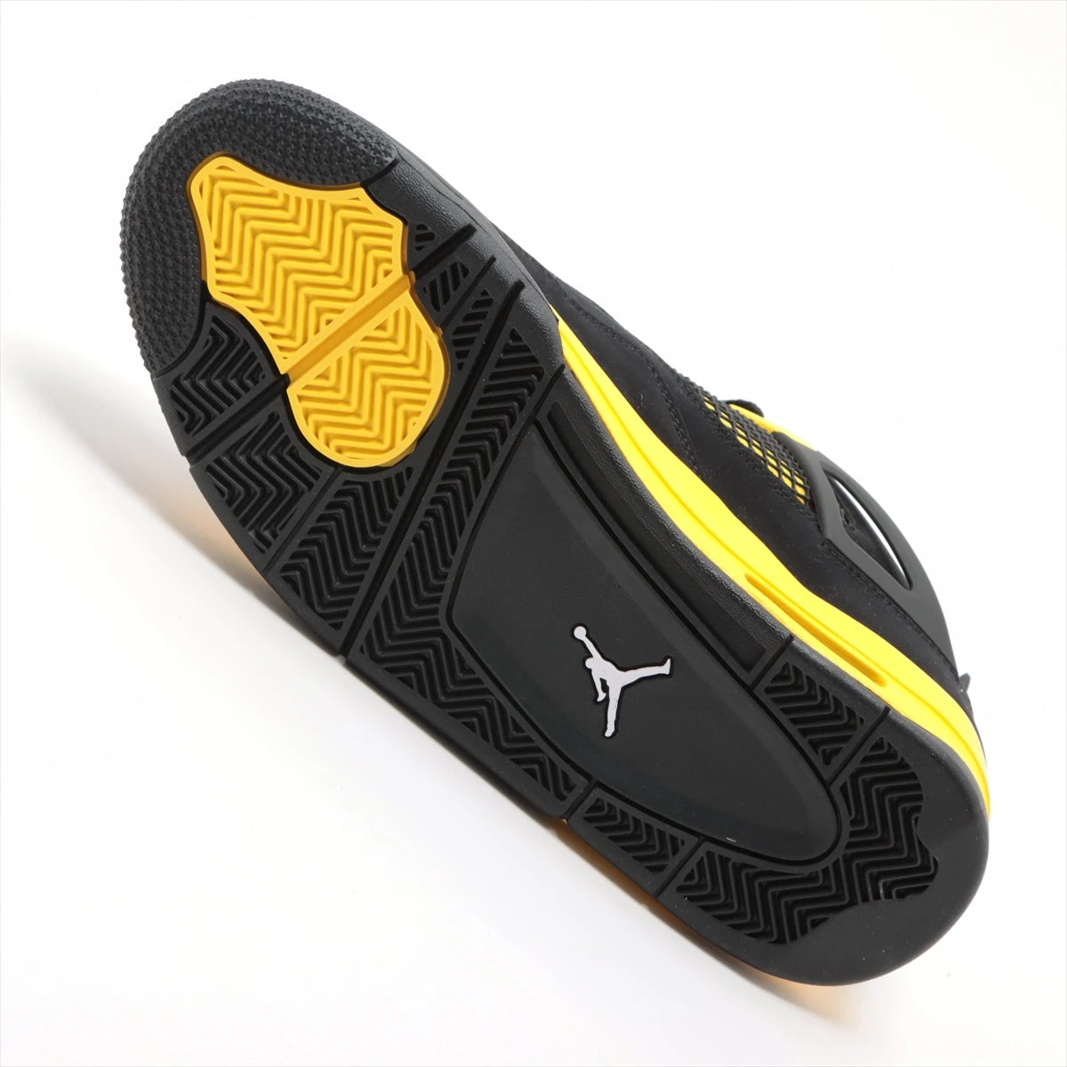 ナイキ AIR JORDAN 4 レザー×ファブリック ハイカットスニーカー 27cm 