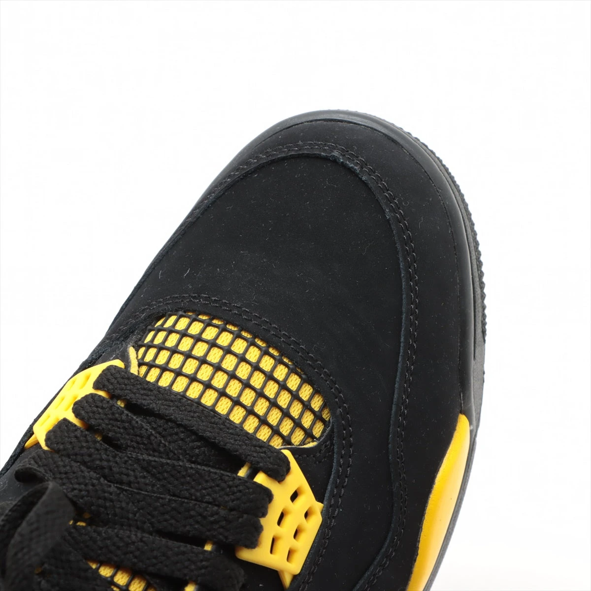 ナイキ AIR JORDAN 4 レザー×ファブリック ハイカットスニーカー 27cm