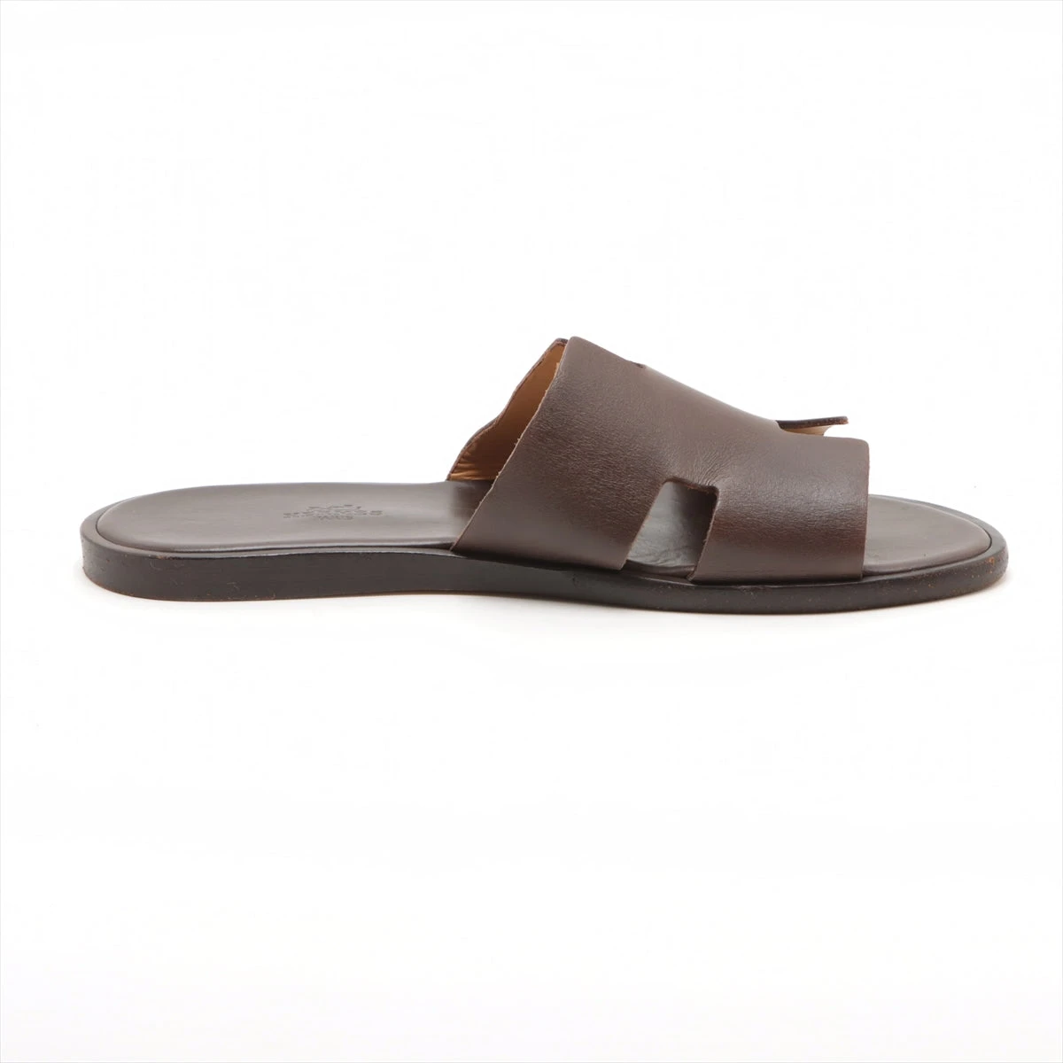 エルメス　レザーサンダル　イズミール　ゴールド　ブラウン　41 サンダル イズミール ゴールド 茶 41[H041141ZH] Sandals Izmir