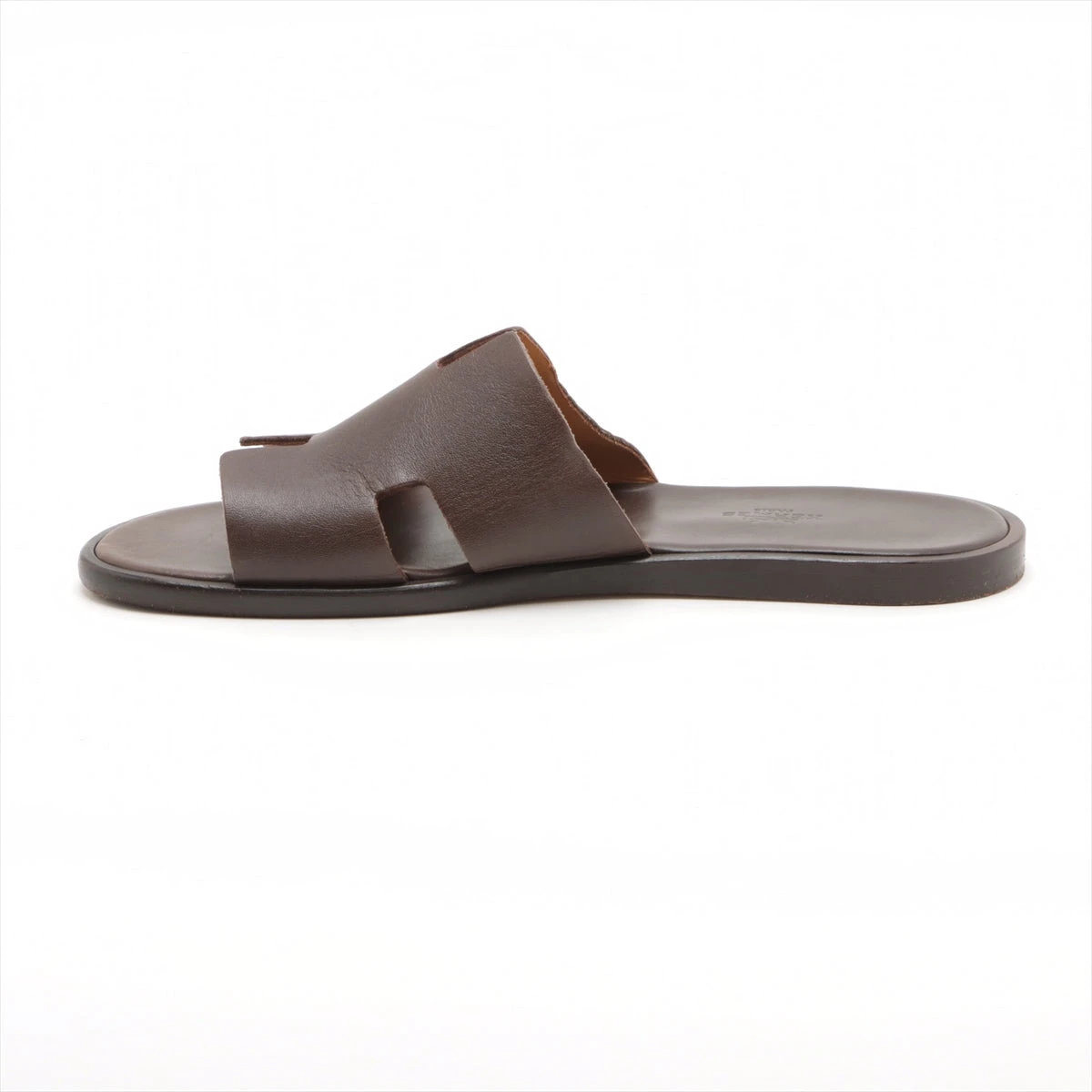 Hermes エルメス イズミール サンダル ブラウン レザー 26cm相当 栄】【HERMES】エルメス 靴 Izmir Sandal イズミール サンダル