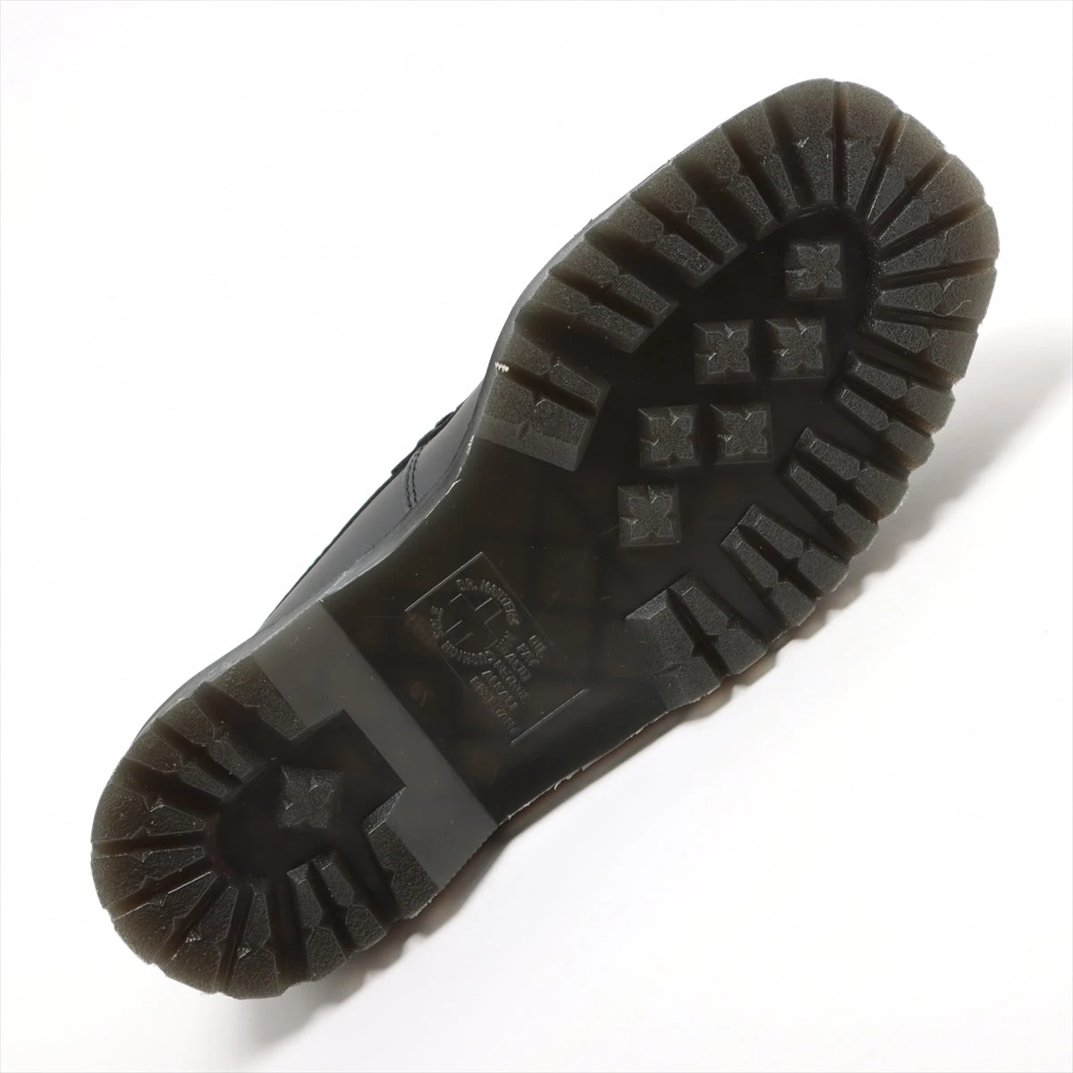 ドクターマーチン レザー×ハラコ ローファー UK7 メンズ ブラック