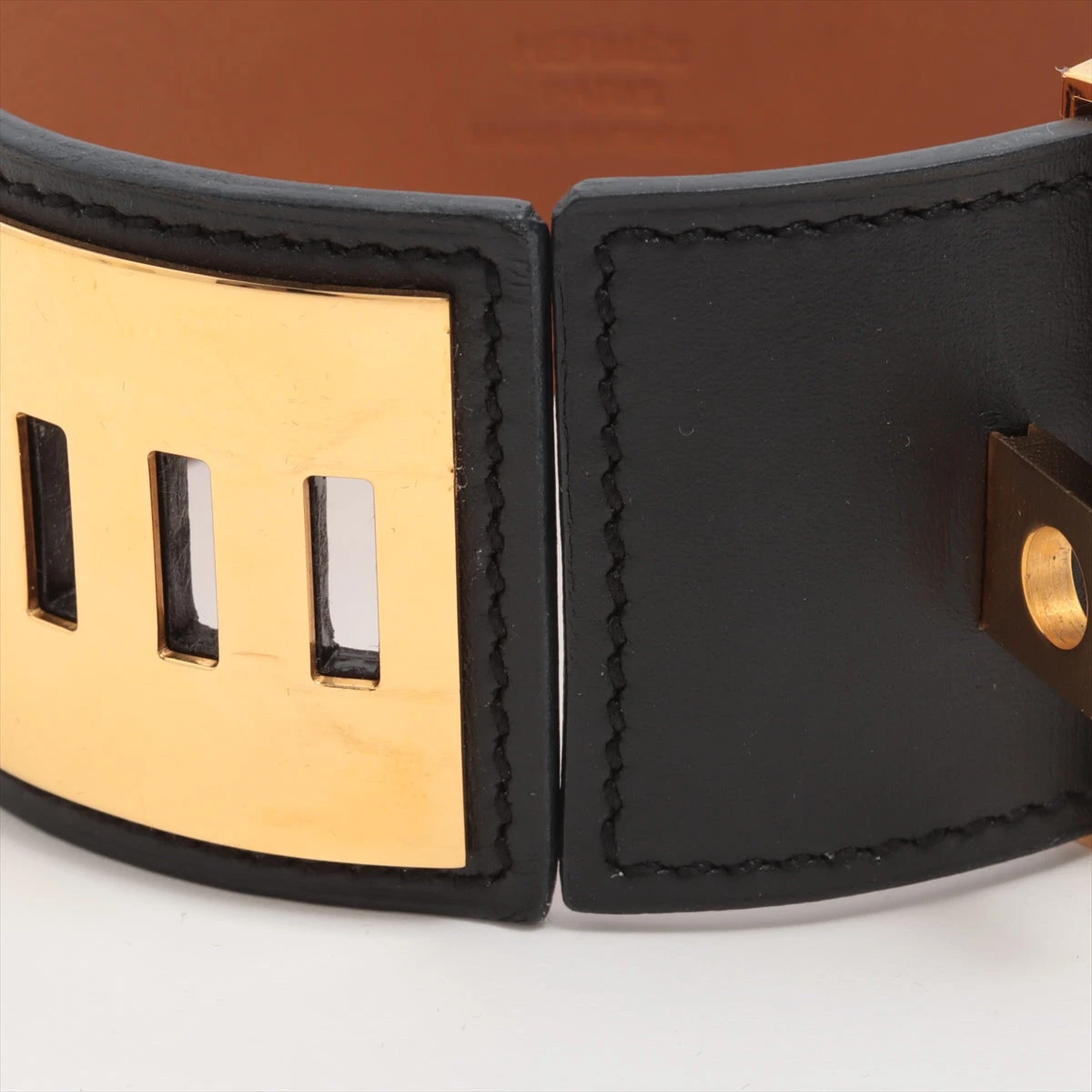 HERMES コリエドシアン HERMES エルメス レザーブレスレット コリエドシアン Sサイズ ボックス