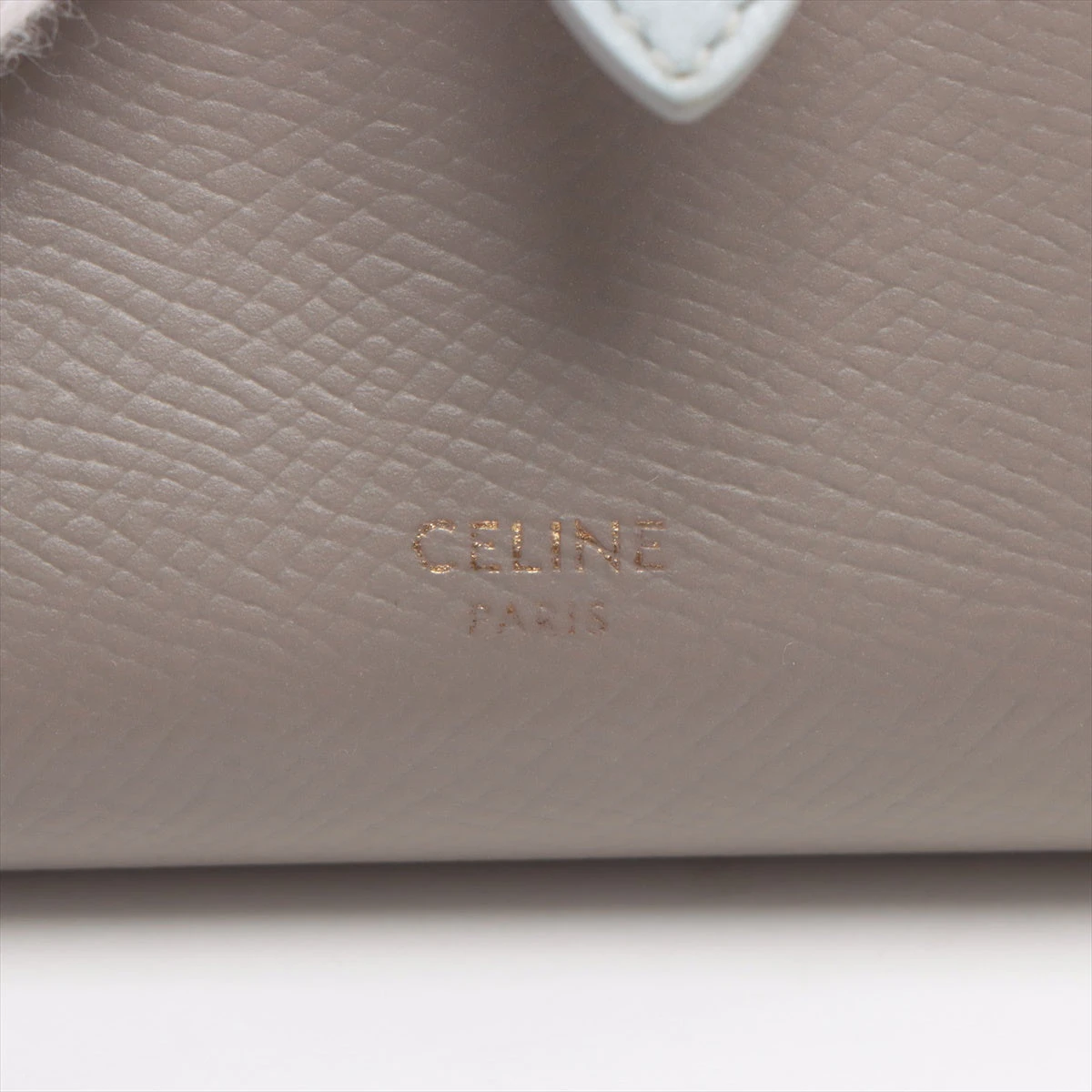 セリーヌ ミディアムストラップウォレット レザー 財布 グレー