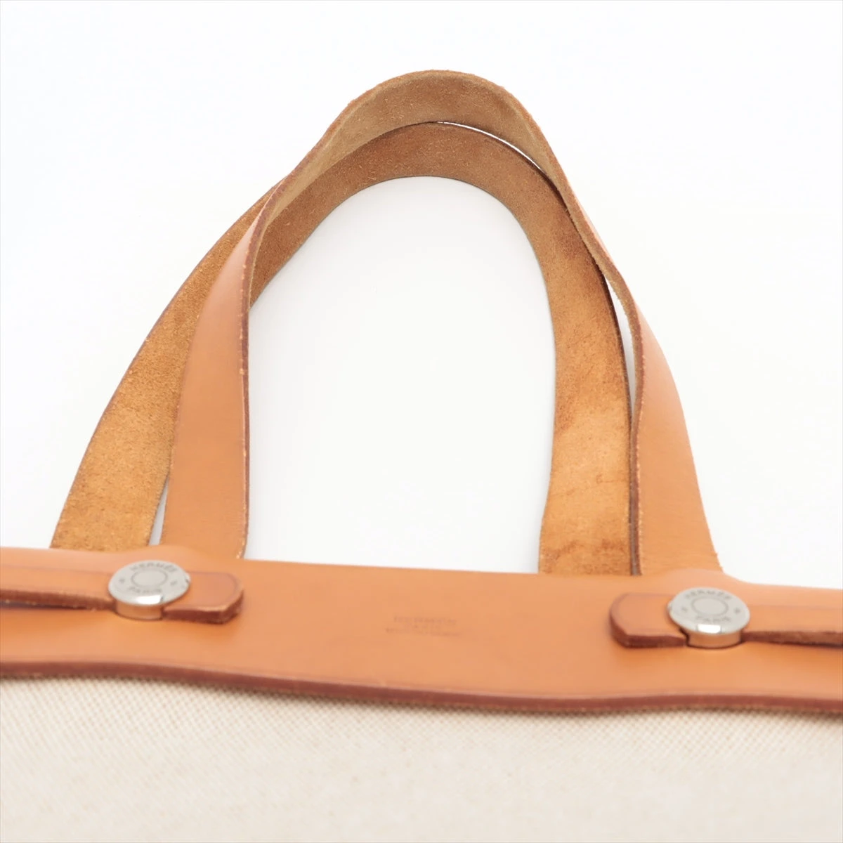 エルメス エールバッグ カバスMM トワルアッシュ ブラウン