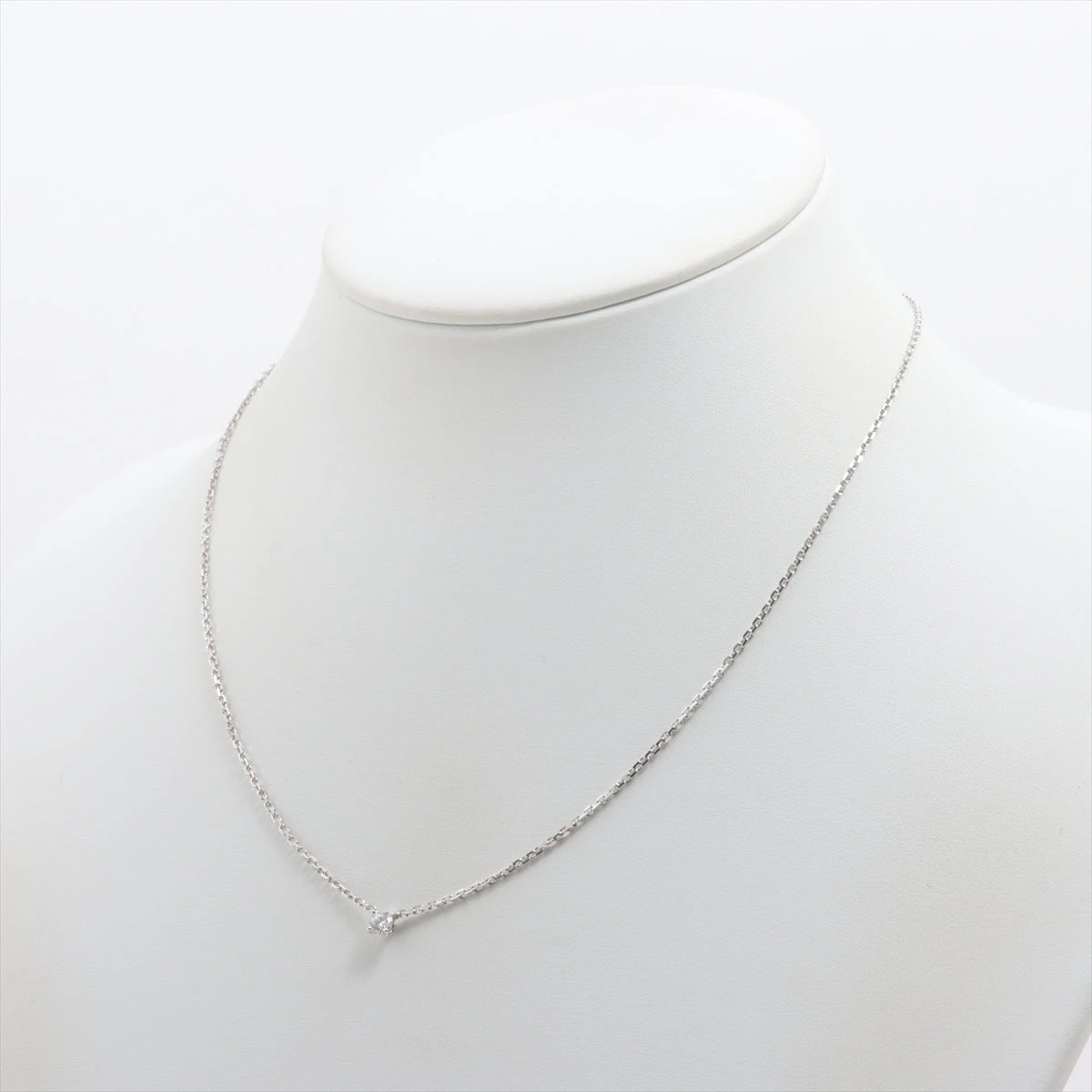 カルティエ カルティエ Cartier ソリテール1895 ダイヤネックレス K18 