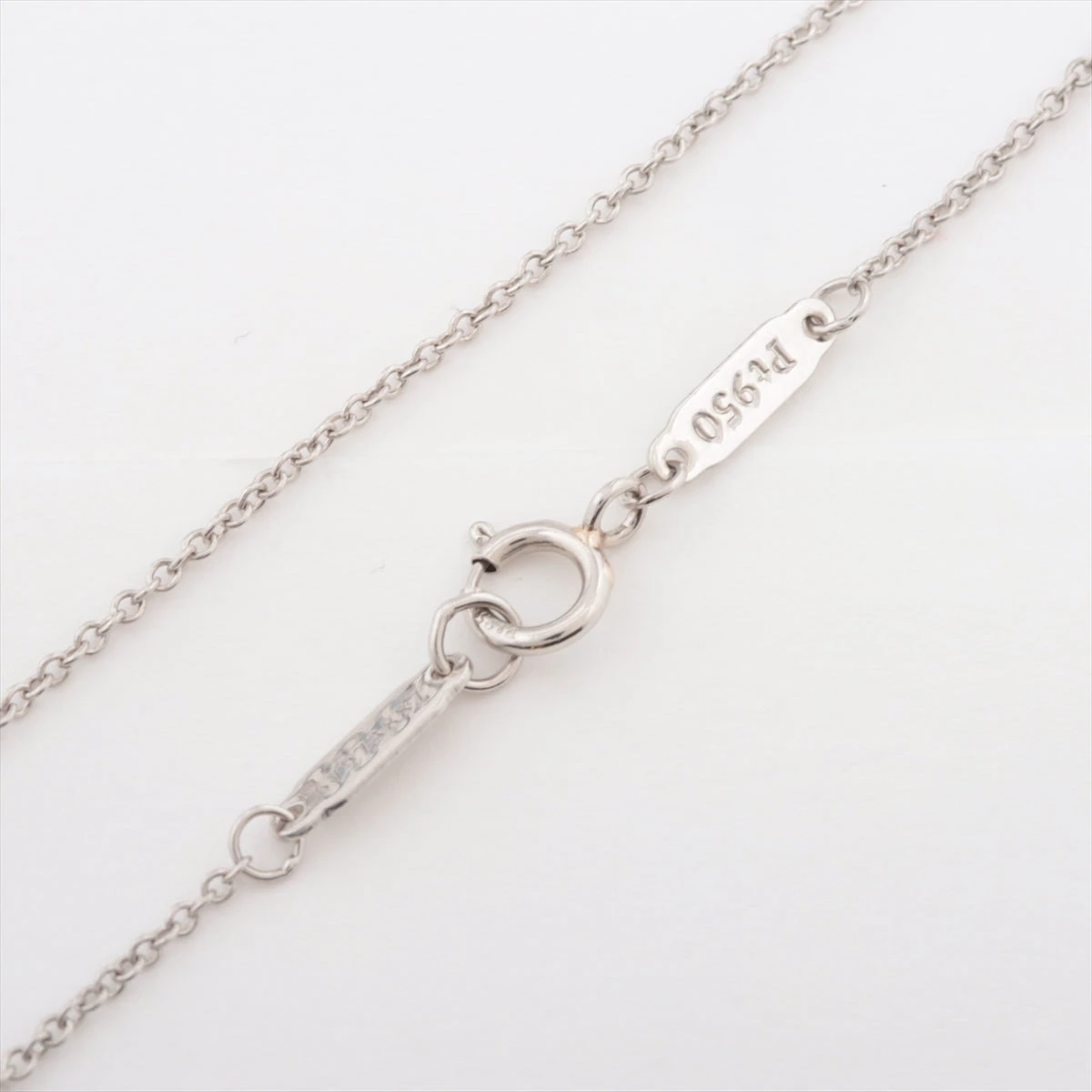 ティファニー プリンセスカット ダイヤ ネックレス Pt950 2.5g