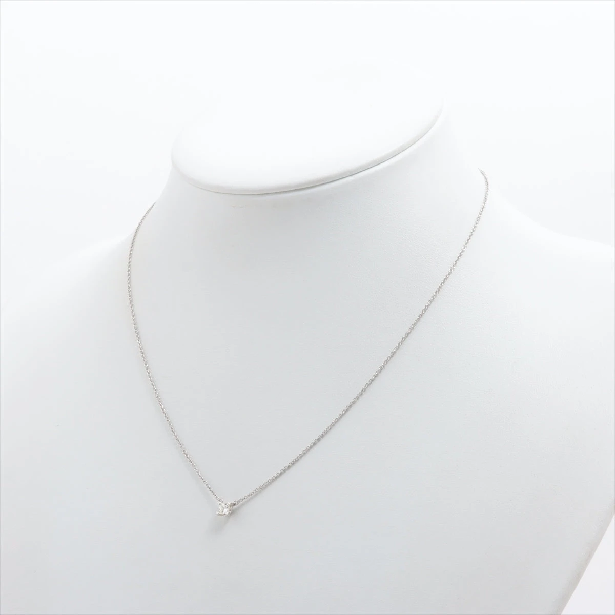【美品】ティファニー プリンセスカット ダイヤ ネックレス 6023 ティファニー プリンセスカット ダイヤ ネックレス 6023
