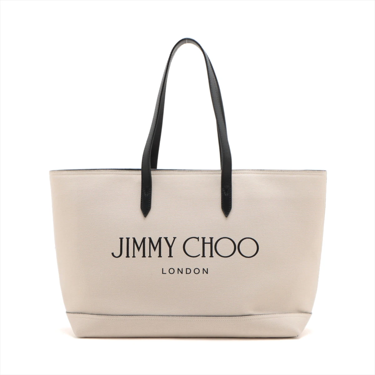 【新品/正規品証明書付】JimmyChoo ジミーチュウ キャンバストートバッグ 中古・古着通販】JIMMY CHOO (ジミーチュウ) キャンバストート