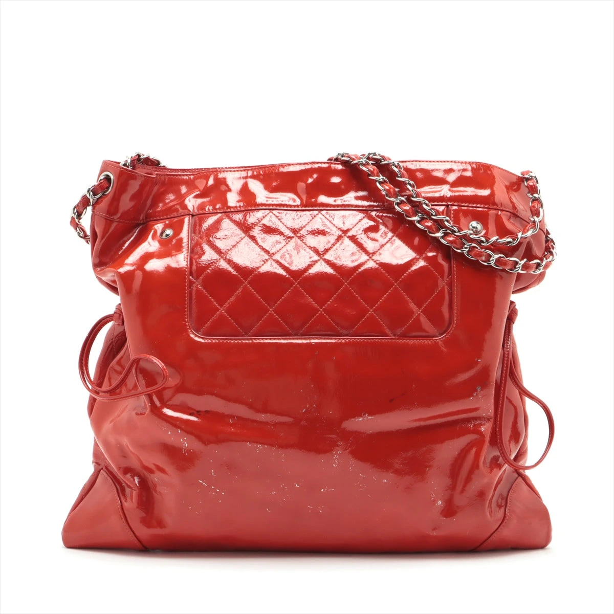 シャネル マトラッセ ココチャーム Wチェーンショルダー ラムスキン パテント シャネル マトラッセ ココチャーム Wチェーンショルダー ラムスキン