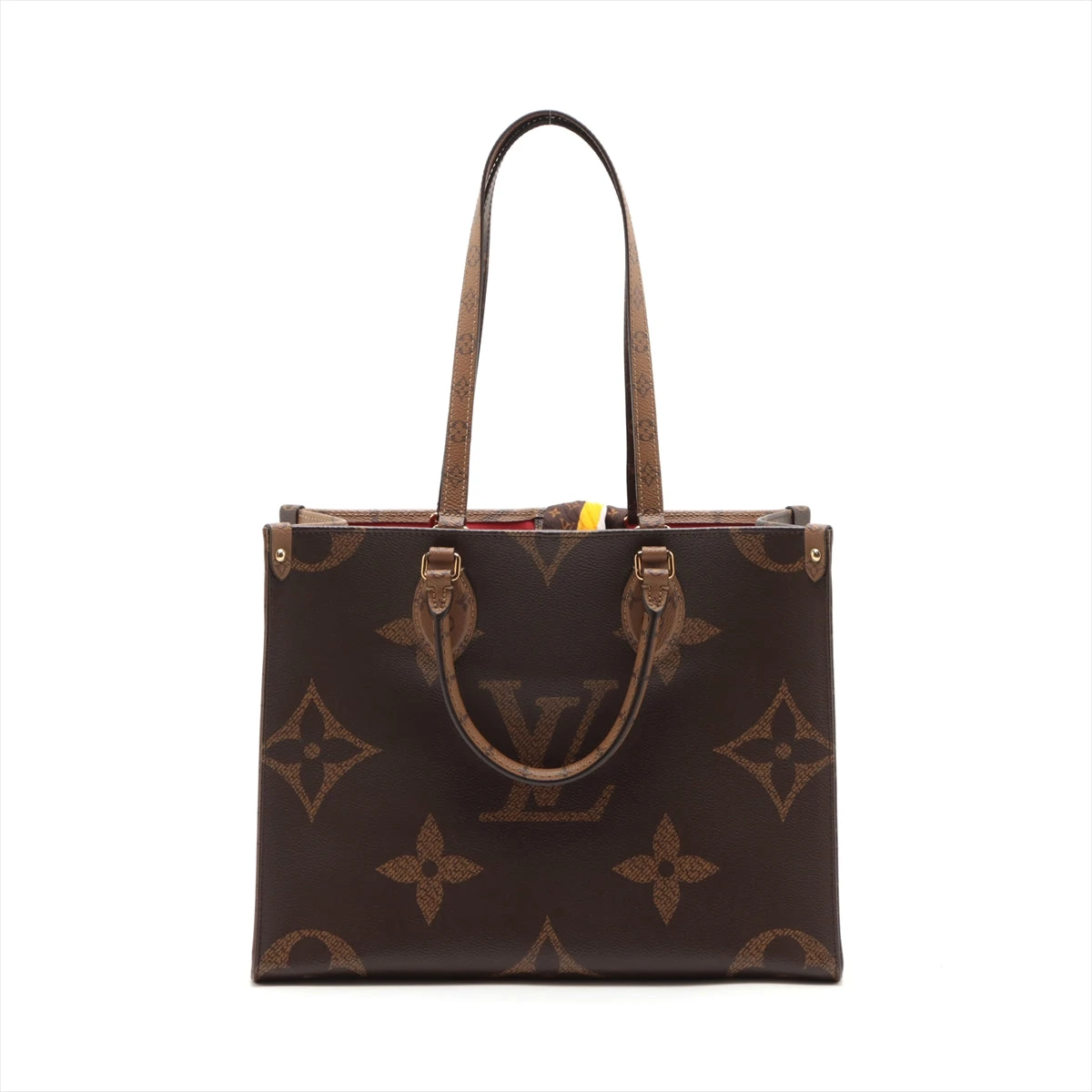 3日間限定価格 美品　ルイヴィトン★ジャイアントロゴ　コート★34★S〜M LOUIS VUITTON ルイ・ヴィトン オンザゴーMM モノグラム