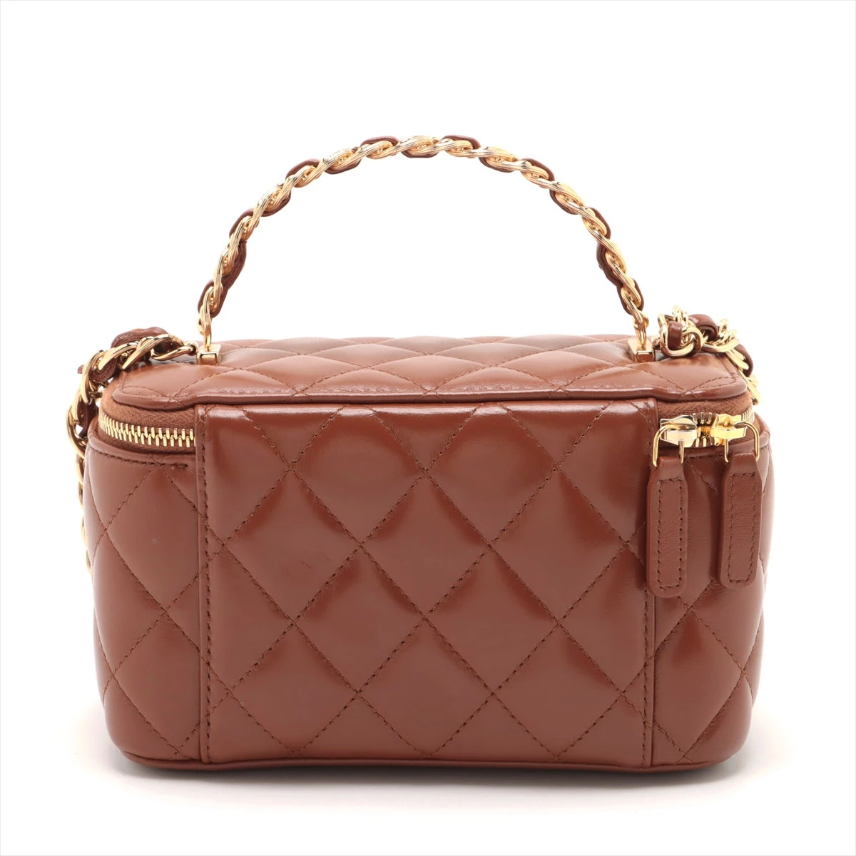 シャネル マトラッセ ラムスキン チェーンショルダーバッグ バニティ