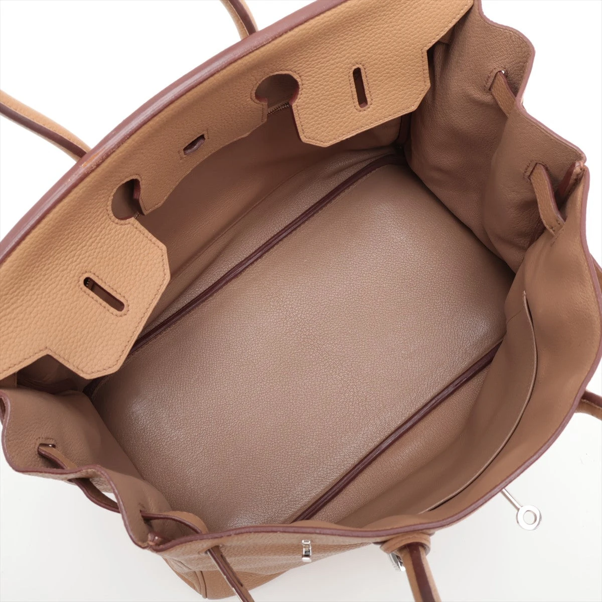 エルメス バーキン35 トリヨンクレマンス タバックキャメル シルバー