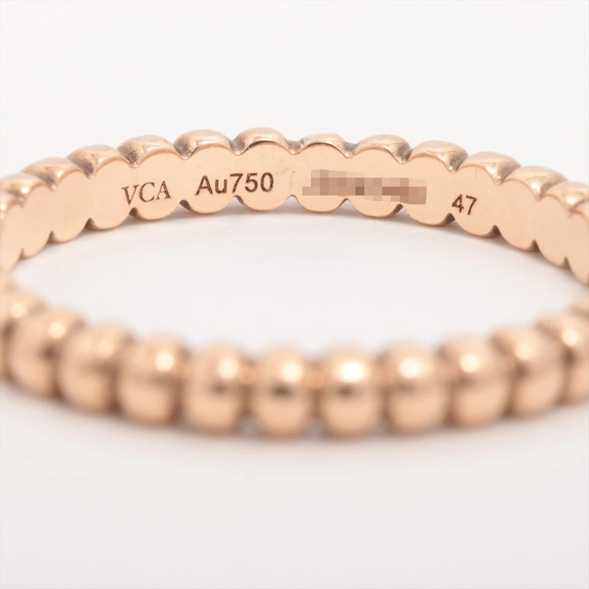 VCA ヴァンクリーフ&アーペル ペルレ リング YG スモール 47 Van Cleef & Arpels - ヴァンクリーフ&アーペル リング ペルレ