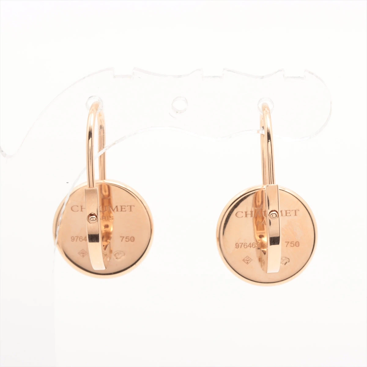 750PG　ダイヤ　ピアス　D0.56 早割価格☆SILVER925☆天使の翼CZダイヤモンドピアスAAA+