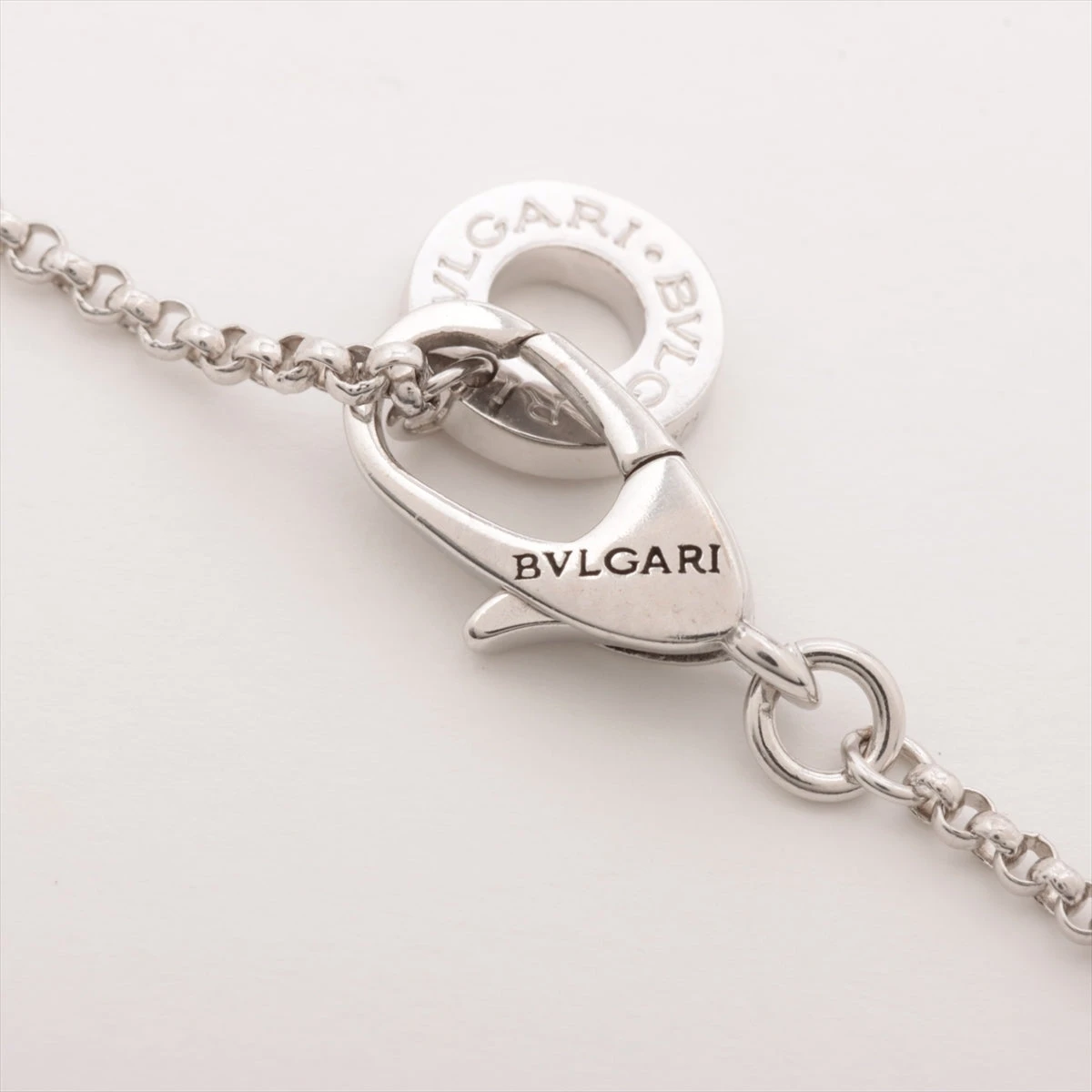 ブルガリ セルペンティ クロス ダイヤ ネックレス 750(WG) 6.6g 354038