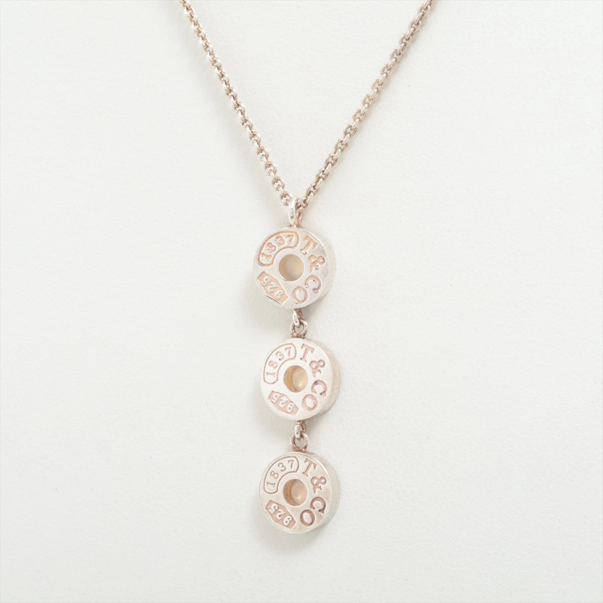 TIFFANY&CO.【超希少】スリードロップサークルネックレス残り時間僅かです ティファニー 1837スリードロップサークルペンダント ネックレス