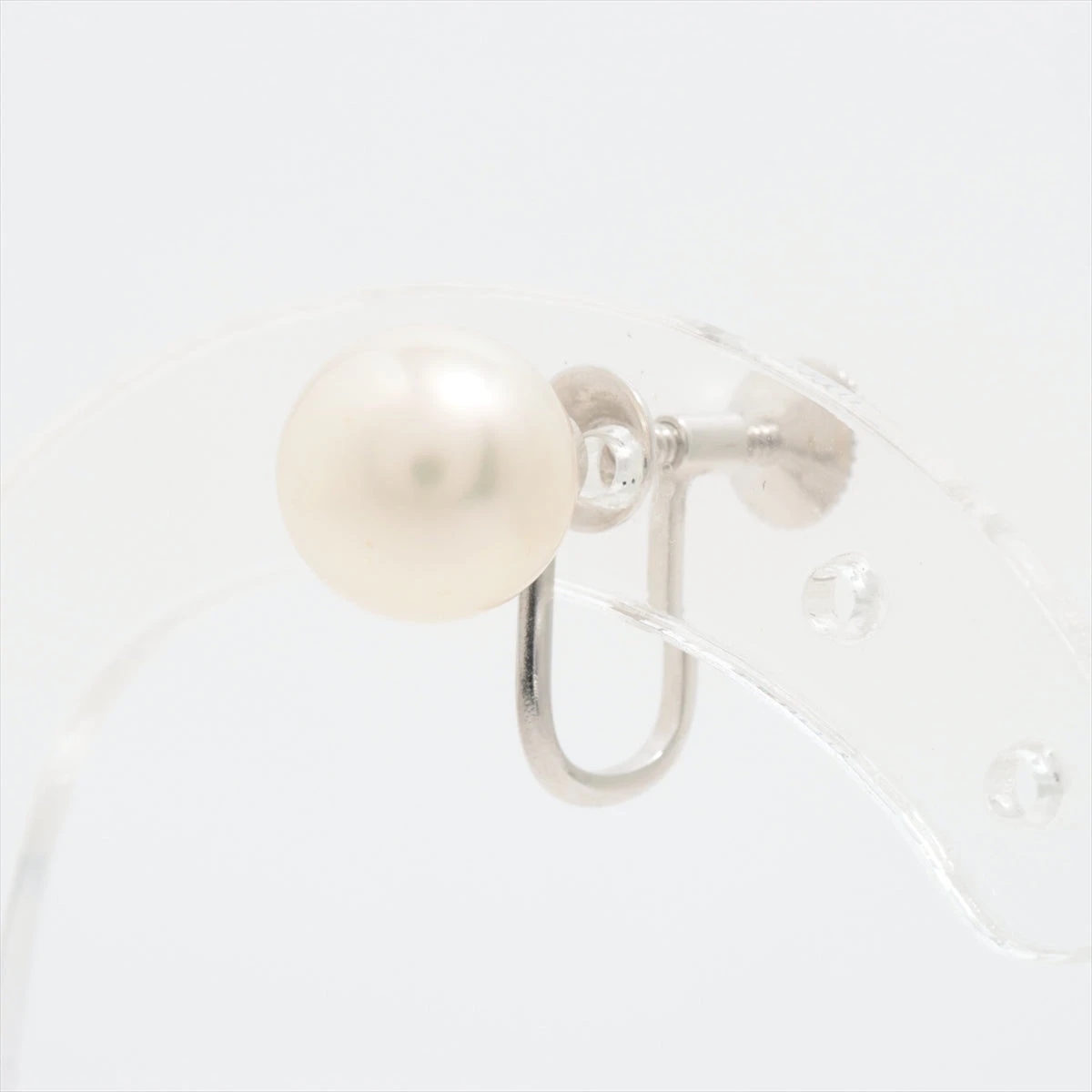タサキ パール イヤリング K14WG 1.5g 約8.5mm A2690410｜中古ブランド