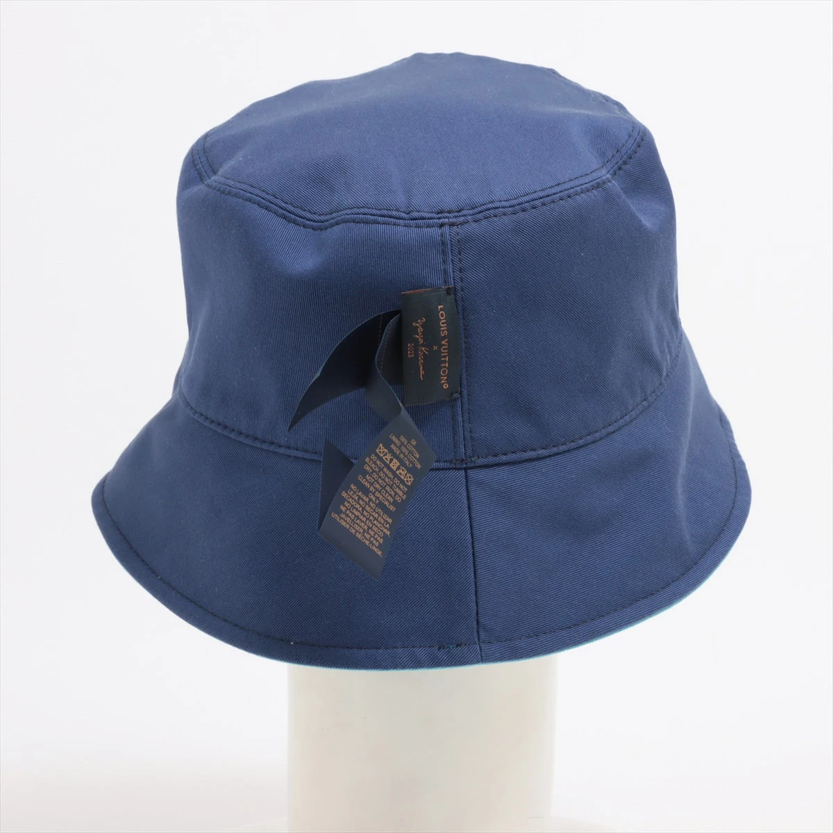 ヴィトン×草間彌生 AL0273 バケットハット コットン ブルー