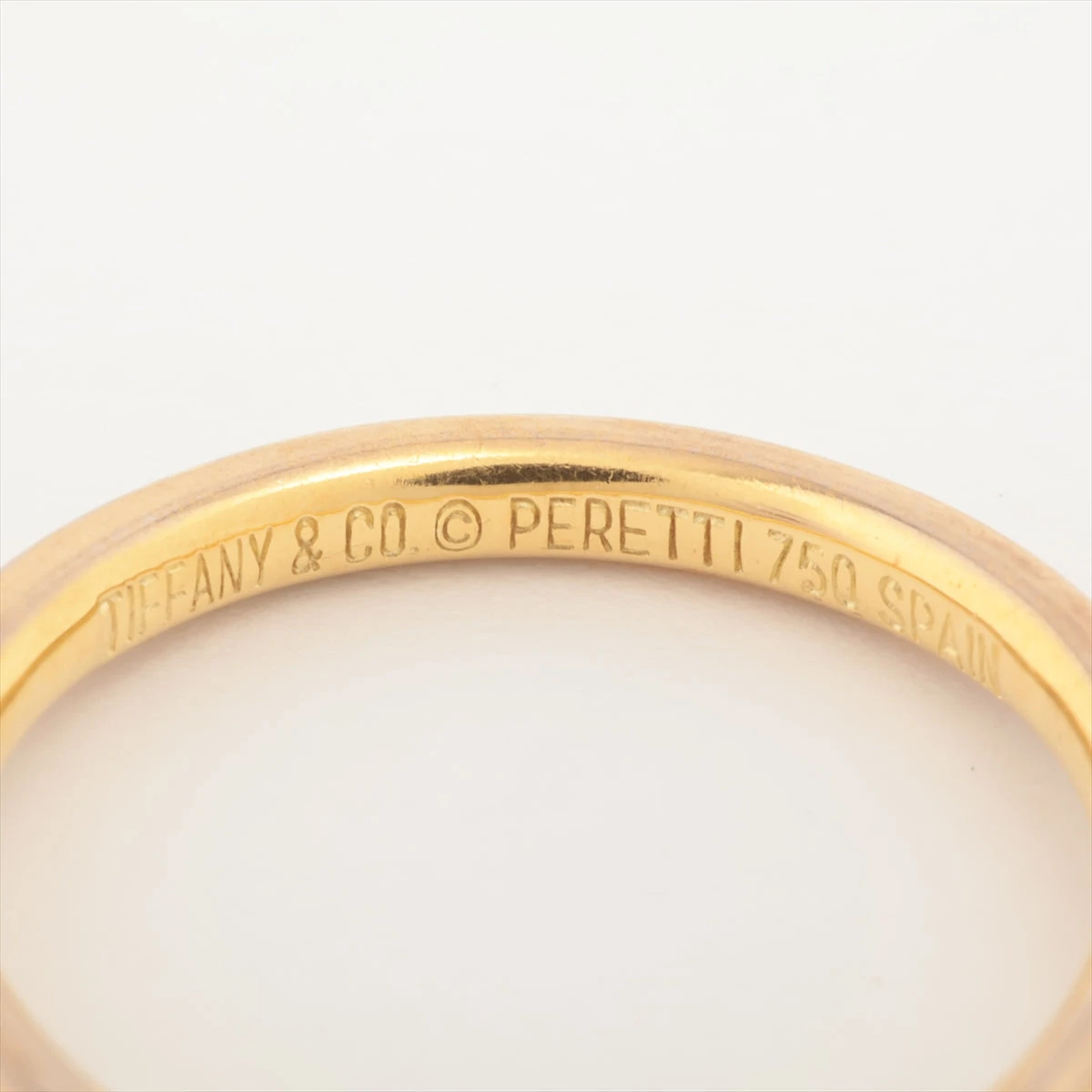 Tiffany & Co. - ティファニー カーブド リング 750YG 12号 新品