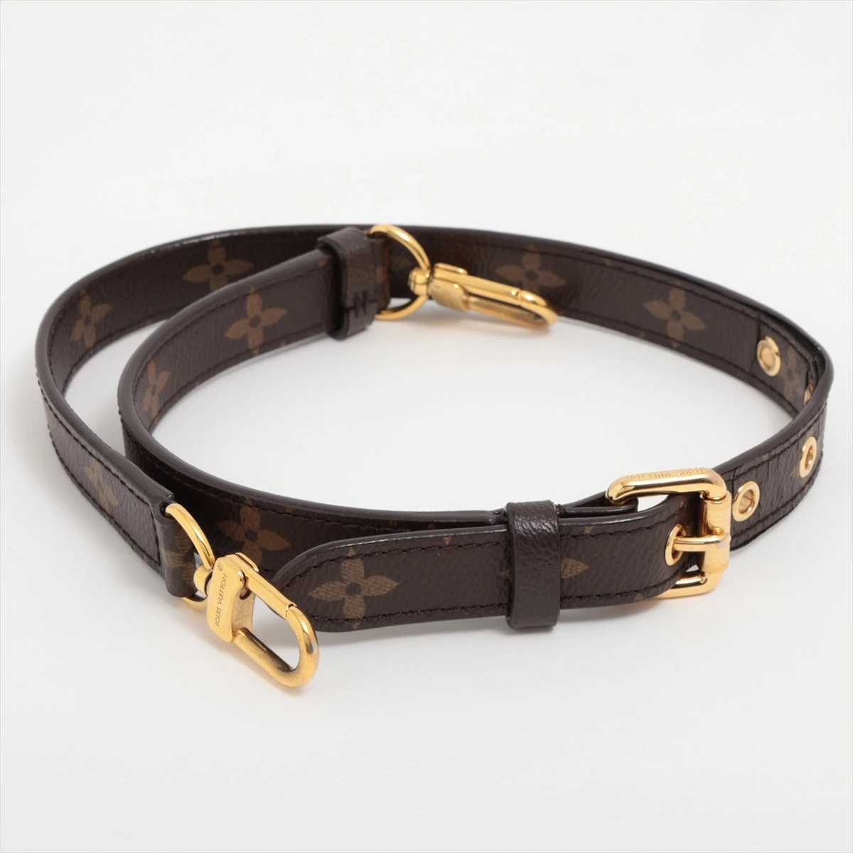 ヴィトン ショルダーストラップ GP×PVC ブラウン A2718437｜中古