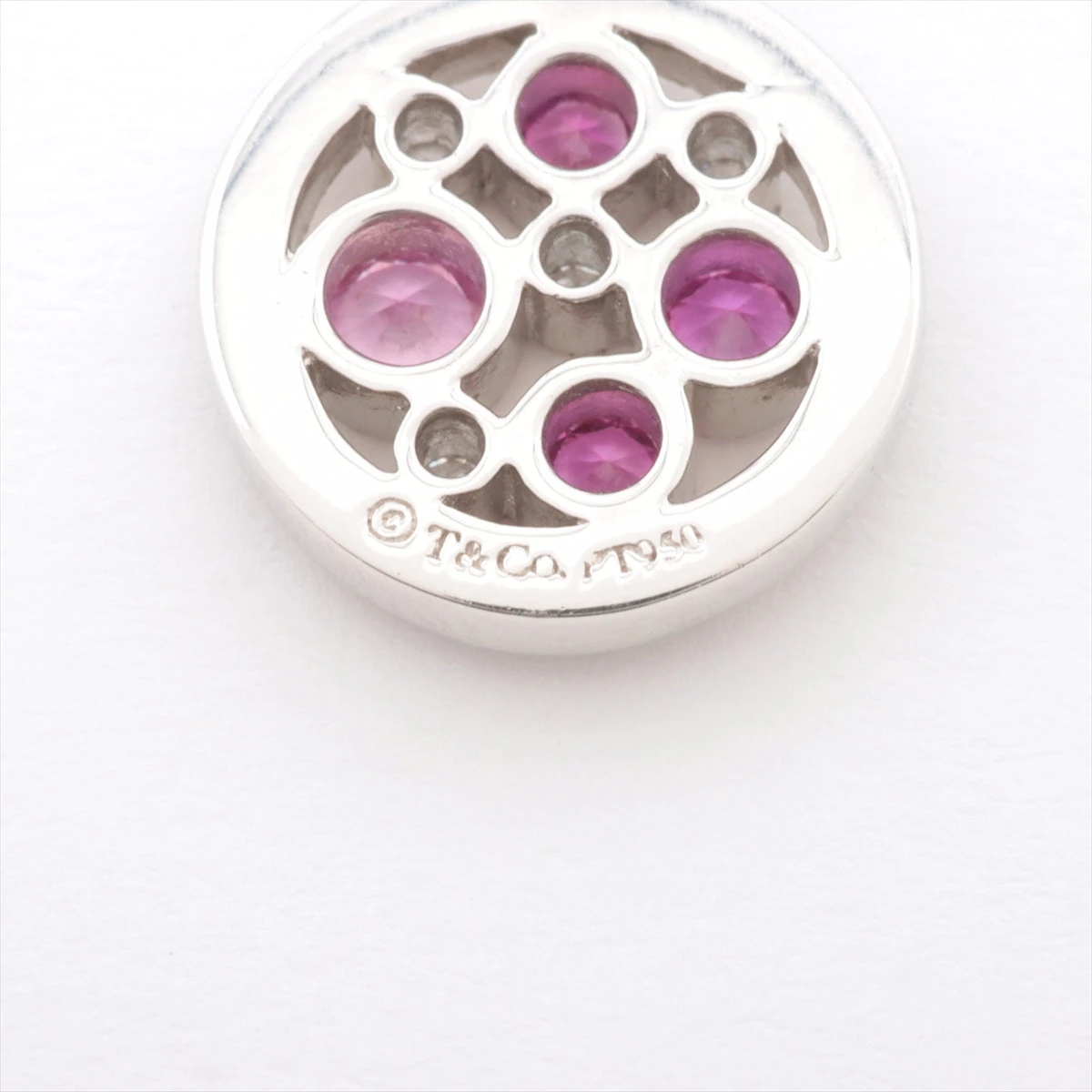 コブルストーン　サファイア　ダイヤモンド　ピアス サファイア ダイヤモンドピアス SA 1.42ct D 0.40ct K18WG