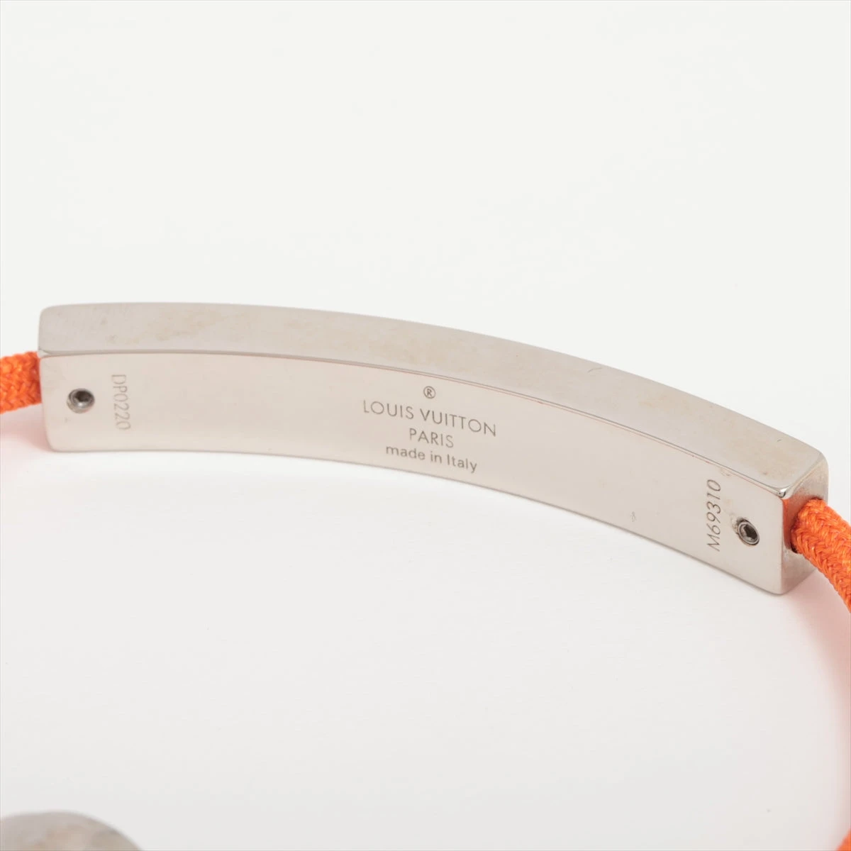 LOUIS VUITTONオレンジ バングルブレスレット　ブラスレ メタル Louis Vuitton】ルイヴィトン『ブラスレ・LVスペース』M69310