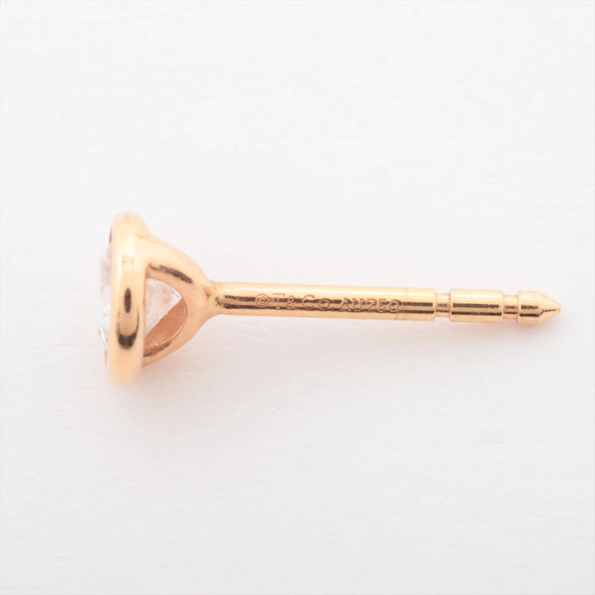 ティファニーバイザヤード ティファニー バイザヤード ダイヤ ピアス 750(PG) 1.9g 直径約5.19mm